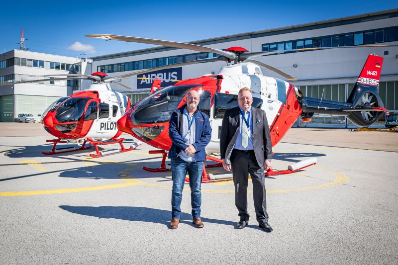 Auriga Aviation accepts 2 of 5 brand new H135 Helionix helicopters.